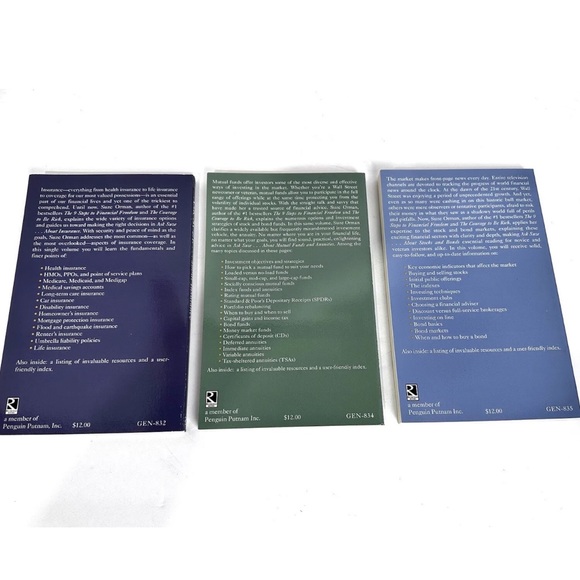 The Ask Suze Financial Library by Orman, Suze (2000) 9 Vol Set Stock Bon… - Picture 13 of 13